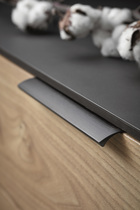 Furnipart - Edge Straight - greb i aluminium antik bronze CC2x80mm L200mm